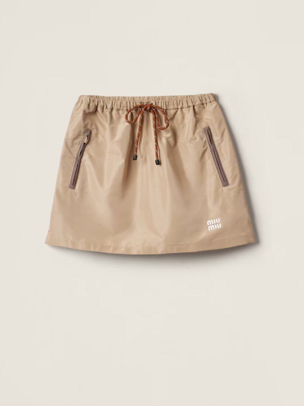 Miu Miu technical fabric miniskirt